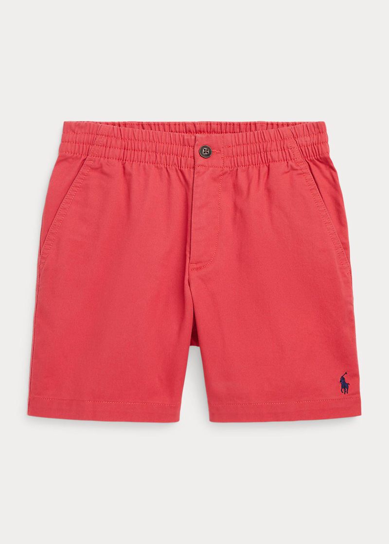 Shorts Polo Ralph Lauren Niño 6-14 Años Polo Prepster Flex Abrasion Twill Chile Rojas TGMPY-9501